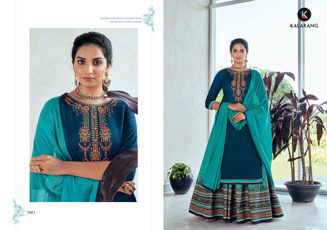 Kalarang Kashvi 2  Pure Jam Silk Cotton With Embroidery Work Festive Wear Latest fancy Designer Salwar Kameez